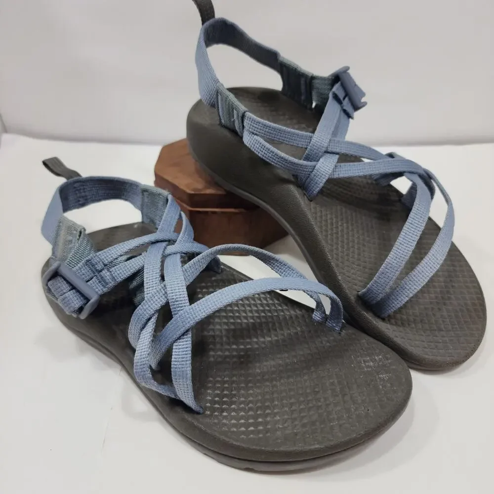 Chaco Blue Strap Unisex Kids Sports Sandals Size 3 - Picture 1 of 6